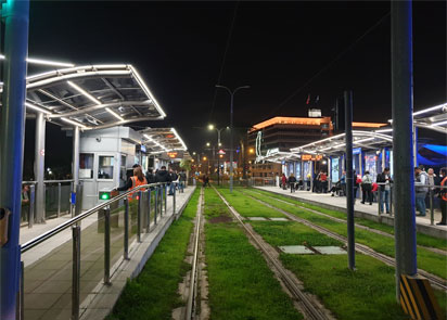 İzmir Büyükşehir Belediyesi Tramvay Durakları