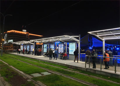 İzmir Büyükşehir Belediyesi Tramvay Durakları